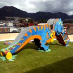 Parque infantil tematico en plastico maderplast inoxidable